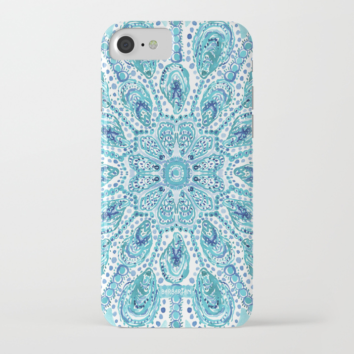 MMMOYSTERS Oyster Mandala Phone Case by Barbarian