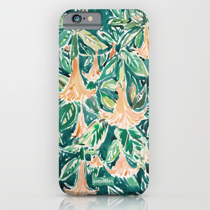 DATURA DREAMS Watercolor Floral Phone Case