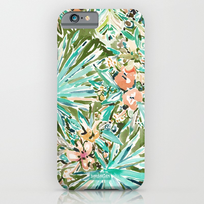 FAN OUT Tropical Palmetto Floral Phone Case
