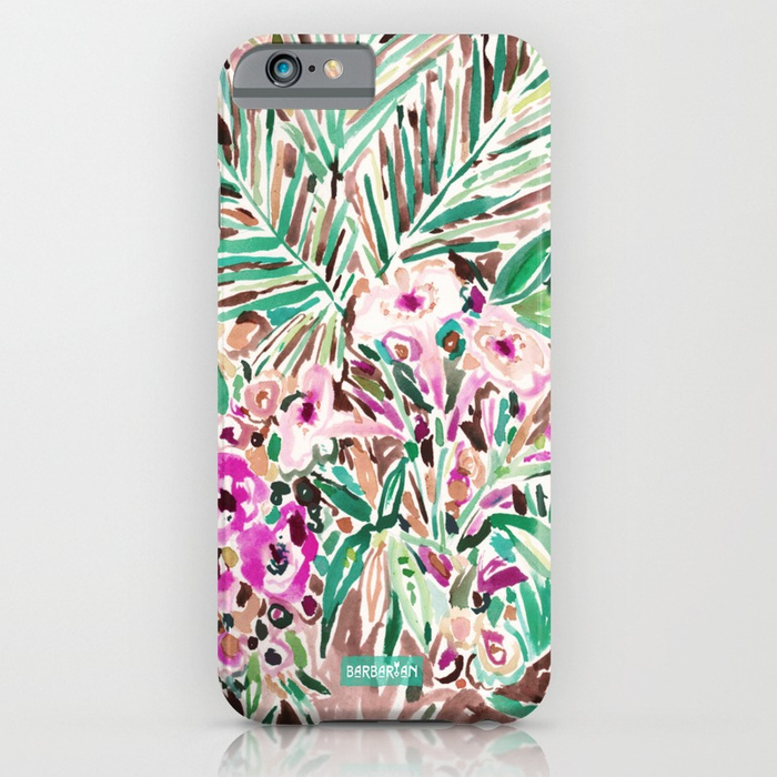 PLEASURE POINT Tropical Watercolor Floral Phone Case