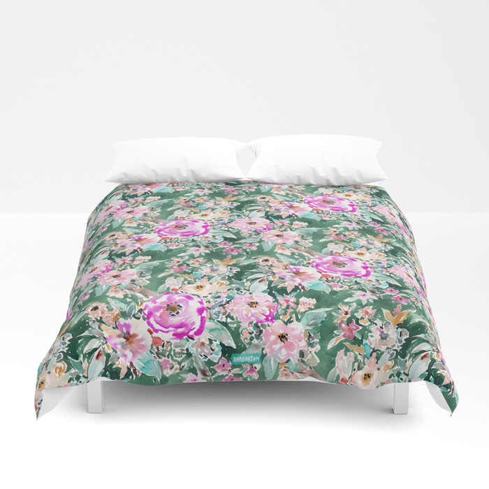 WANDERLUSH Colorful Floral Duvet Covers