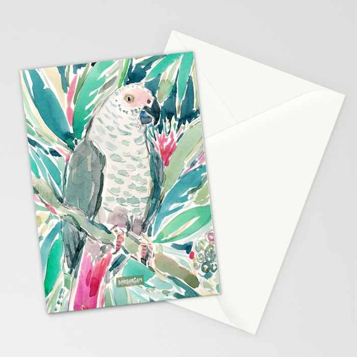 CONGO the African Grey Parrot Note Cards