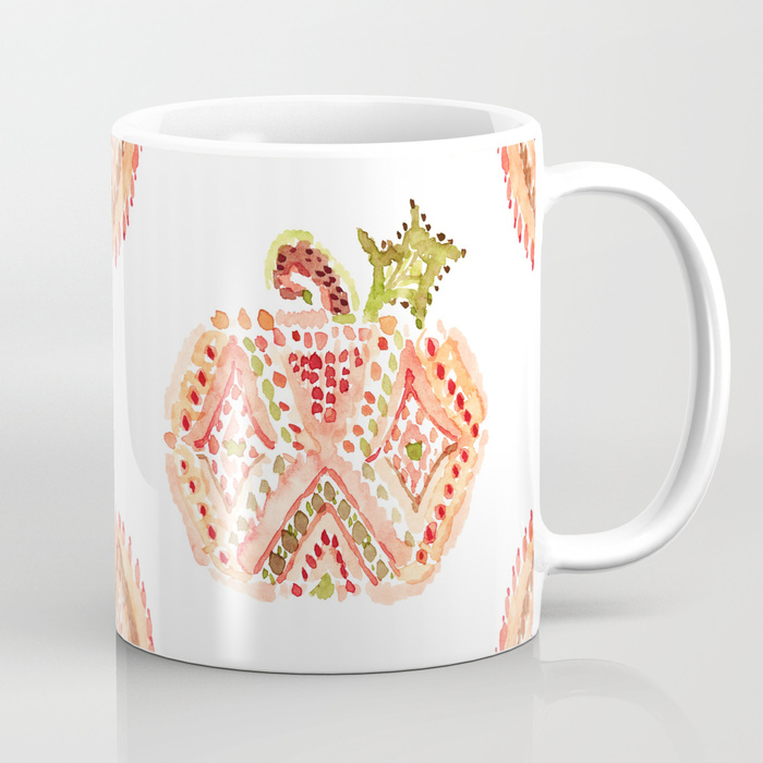PUMPKIN SPICE Boho Watercolor Mug