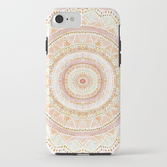 BIG LOVE Rose Gold Mandala Phone Case
