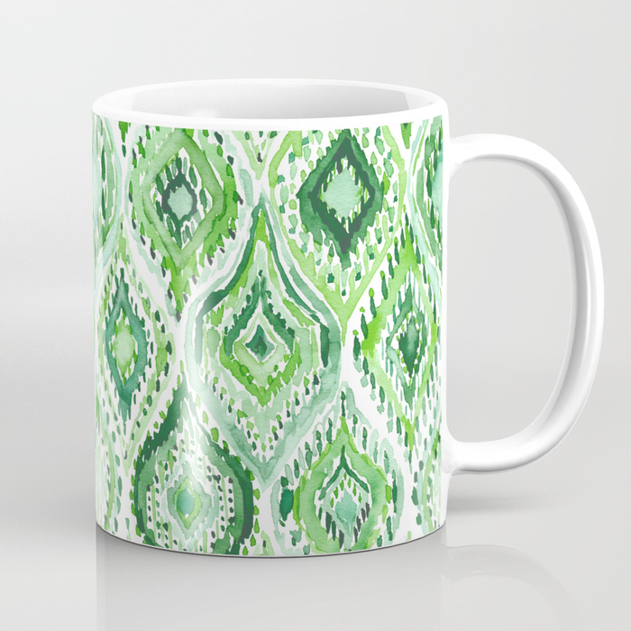 FROM WITHIN Green Moroccan Ogee Mug