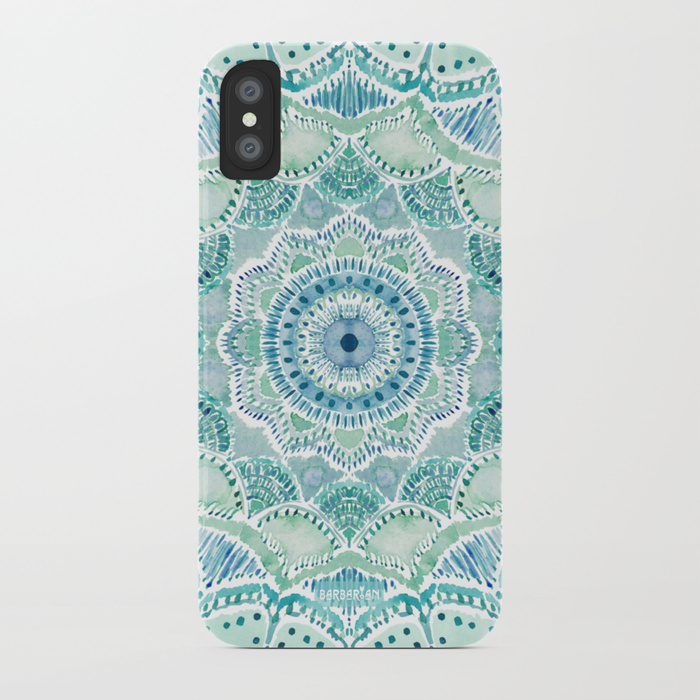 INNERNET Mint Mermaid Medallion Phone Case