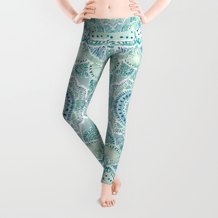 INNERNET Mint Mermaid Medallion Leggings