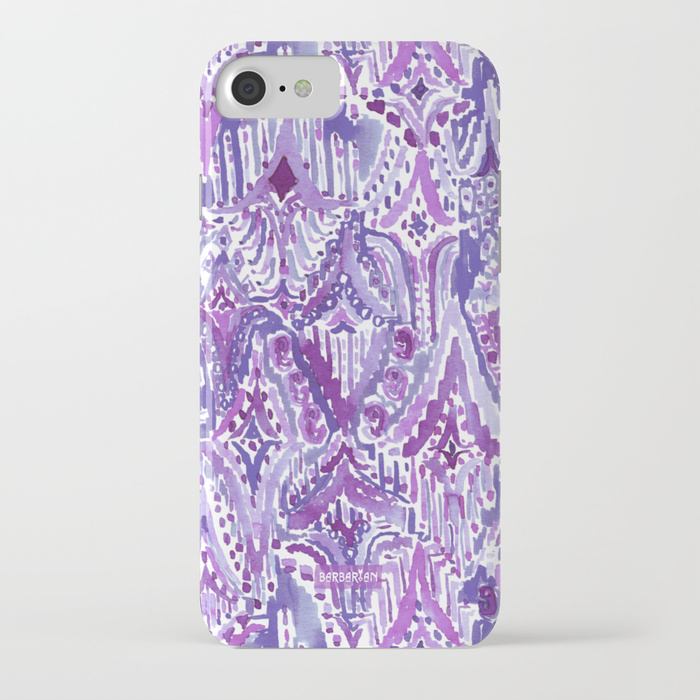 DROPS OF WONDER Ultra Violet Ikat Tribal Phone Case