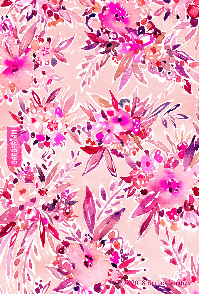 GIMME THAT Pink Wild Floral