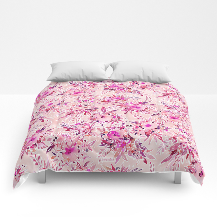 GIMME THAT Pink Wild Floral Bedding