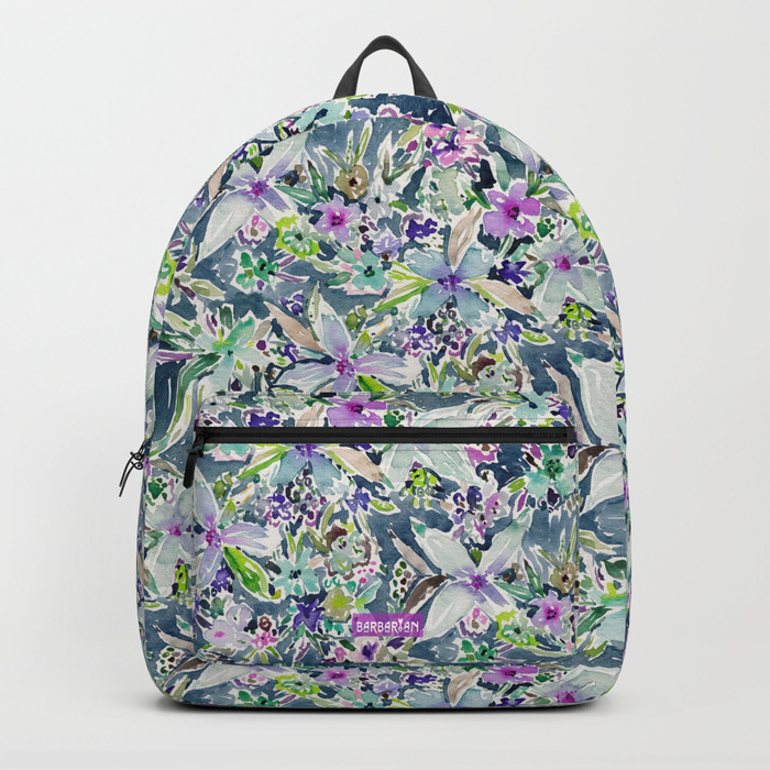 TALIA'S GARDEN Colorful Badass Floral Backpack