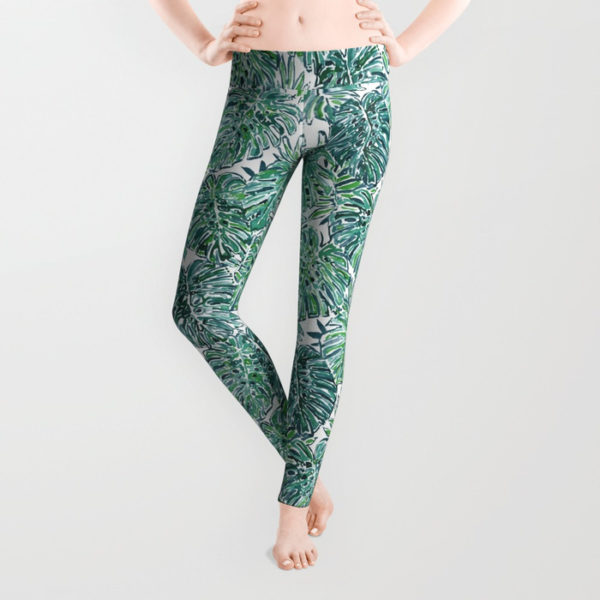 JUNGLE VIBES Green Tropical Monstera Leaves – BARBARIAN by Barbra ...
