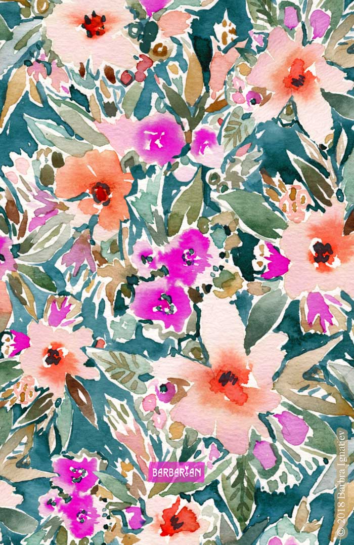 VICARIOUS VACATION Lush Tropical Floral