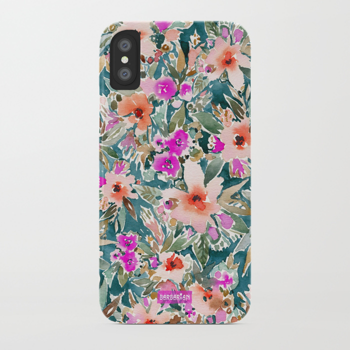 VICARIOUS VACATION Lush Tropical Floral Phone Case