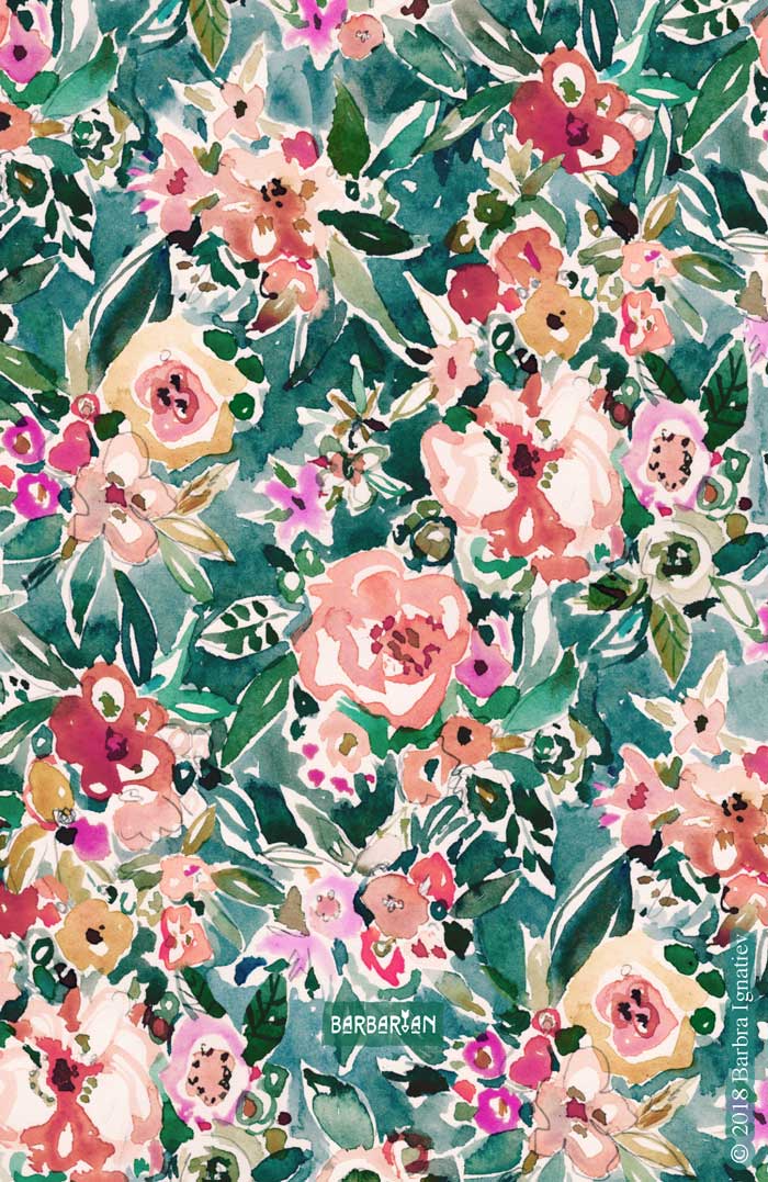 FLAGRANT AF Wild Green Colorful Floral