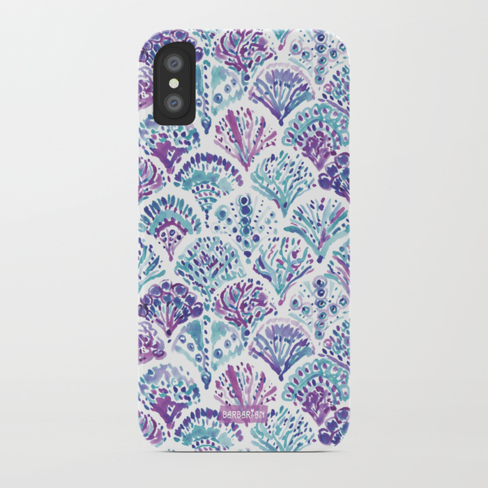 CORAL CAMO Mermaid Fish Scales Pattern Phone Case