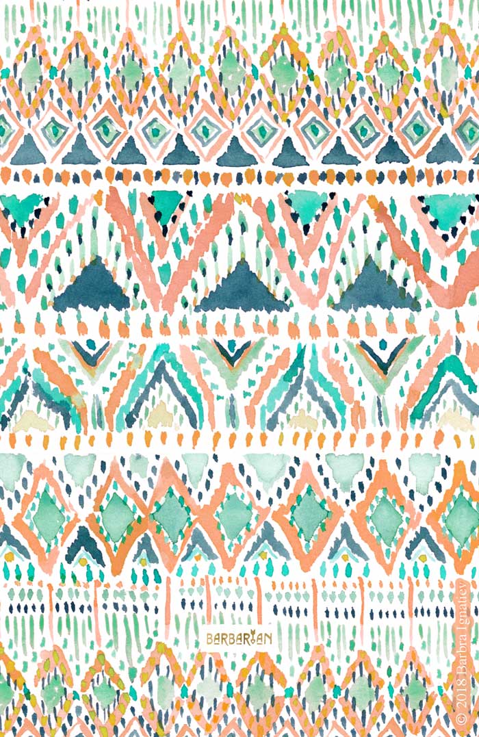 BALLIN' TRIBAL Summer Geometric