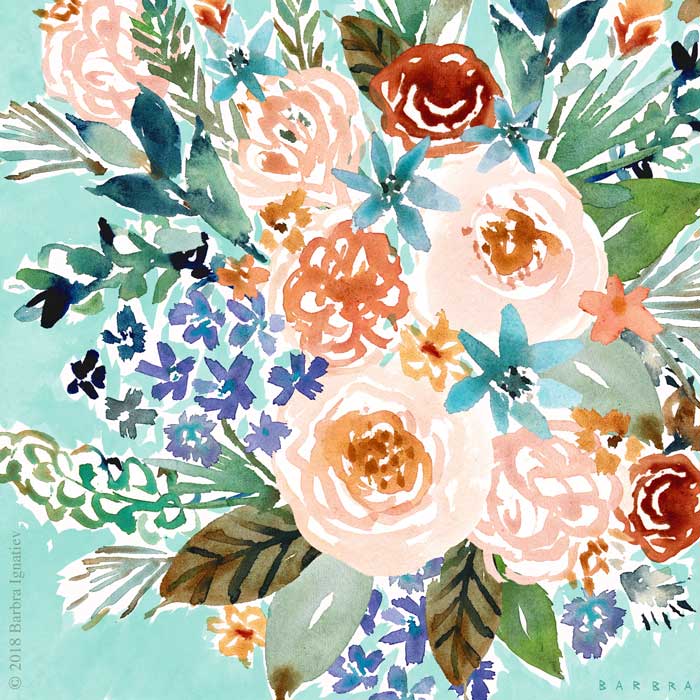 SMELLS LIKE TRYING Floral