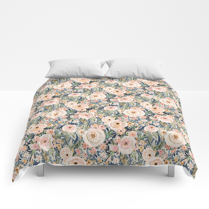 SINGER-SONGWRITER Romantic Dark Floral bedding