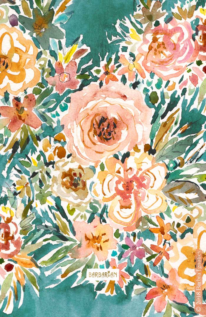 FUNCTIONAL NARCISSIST Bold Self-Centered Floral