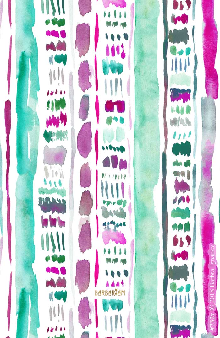 GOOD REACTION Brushstroke Stripe