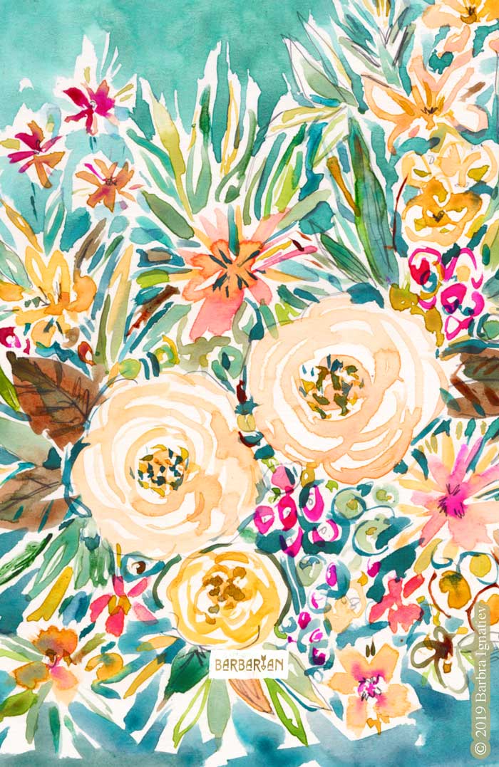 SMELLS LIKE A HAPPY DENTAL VISIT Floral