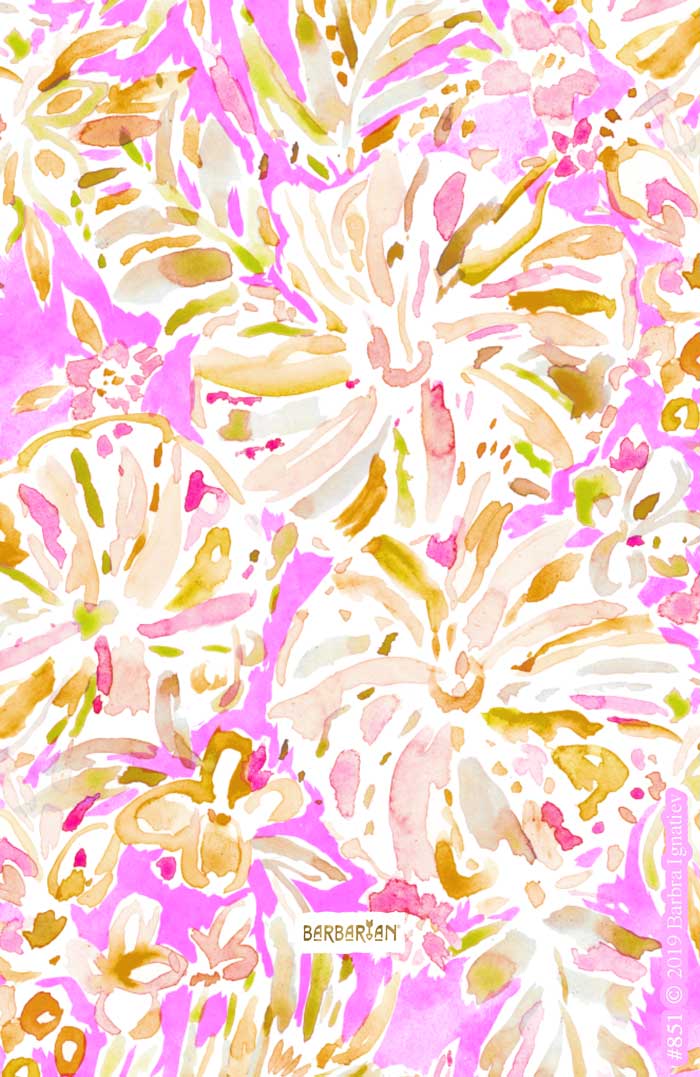 OPEN UP Pink Hibiscus Floral