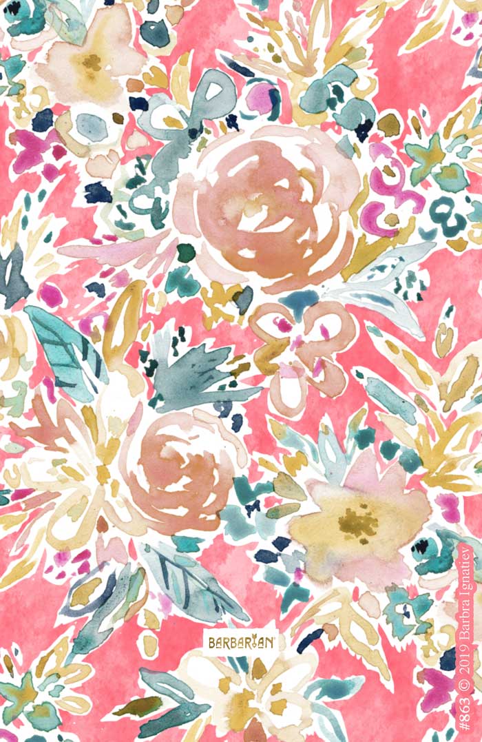 STAY READY Pink Floral