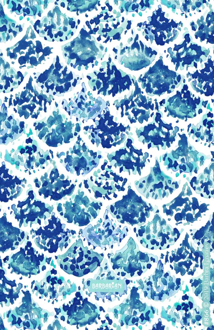 DAPPLED Mermaid Scallop