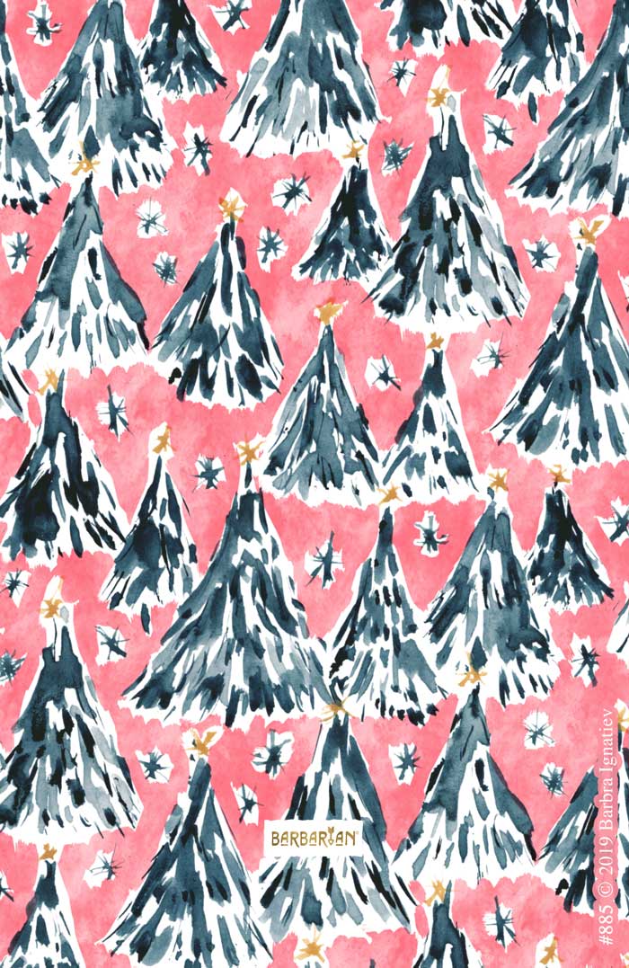 SPARKLE TREES Holiday Pine Forest